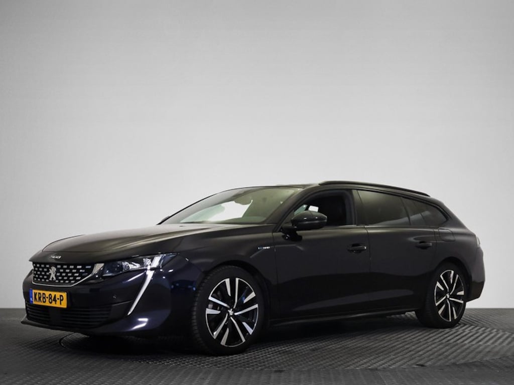 Peugeot 508 SW BWJ 2021 | 1.6T 181PK HYbrid GT AUTOMAAT | LEER | CLIMA | NAVI | STOEL VERW | EL STOELEN | LED | DONKER GLAS | CARPLAY |