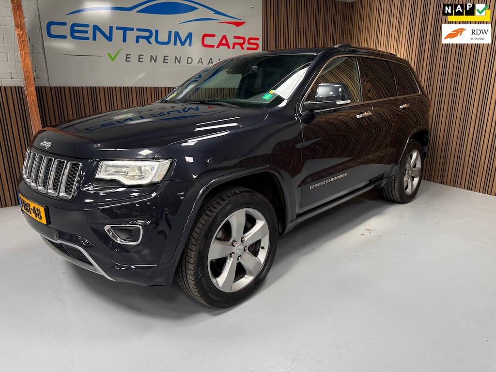 Jeep Grand Cherokee 3.0 CRD Overland. Bom vol! Pano, Trekhaak, Nederlandse auto