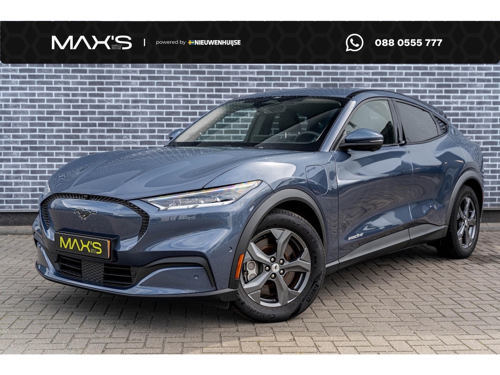 Ford Mustang Mach-E RWD 75 kWh | Bang Olufsen Audio | 360 Graden Camera | Parkeersensoren | Keyless Entry | Elektrische Achterklep | Stoelverwarming | Cruise Control Adaptief | Dodehoekdetectie | Navigatie | Apple Carplay | Android Auto