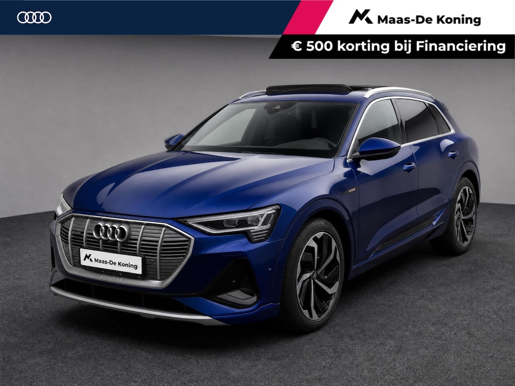 Audi E-tron 55 408pk Quattro S edition 95 kWh · SOH 93,8% · Panoramadak · 360 Camera · Elek. Bestuurdersstoel · Apple/Android Car Play · 22'' Inch ·