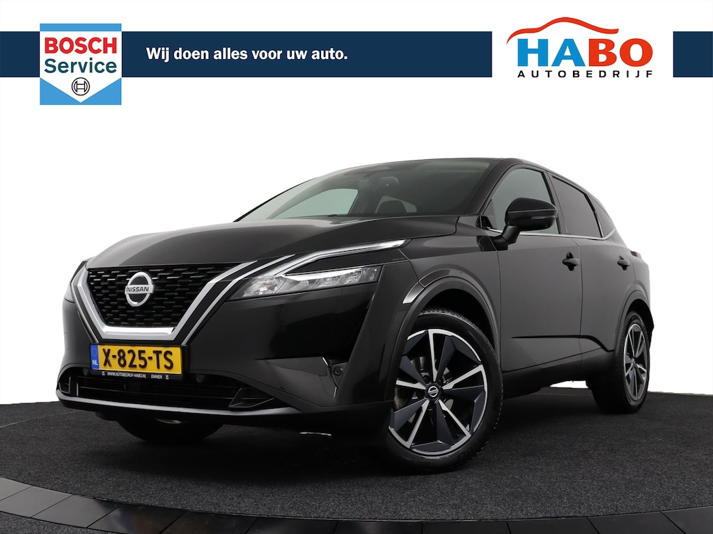 Nissan Qashqai 1.3 MHEV N-CONNECTA XTRONIC AUTOMAAT 158PK ECC/ADAPTIVE.CRUISE/NAV/CAMERA/KEYLESS.ENTRY/STOEL.VERWARM/LMV/28.000KM!!