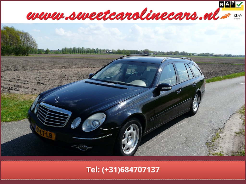 Mercedes-Benz E-klasse Combi 200 K. Classic,Automaat,Clima,Cruise,Leder,Lmv's.,.,.VOL!!..EXPORT!!
