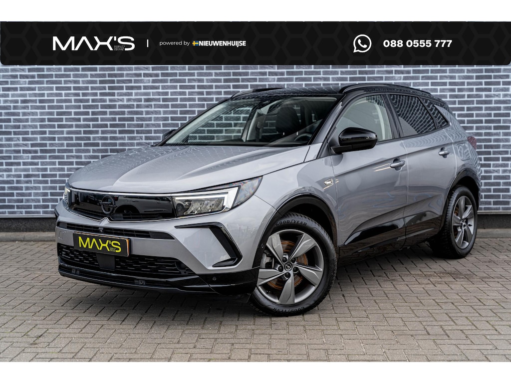 Opel Grandland 1.6 Hybrid GS-Line | Plug-in Hybrid (PHEV) | 360 Graden Camera | Parkeerassistent | Two-Tone | Keyless Entry | Elektrische Achterklep | Alcantara | Stoelverwarming | LED Koplampen | Cruise Control Adaptief | Dodehoekdetectie | Navi Pro | Apple Carplay | Android Auto