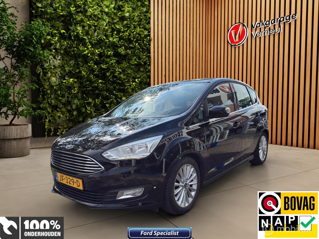 Ford C-Max 1.5 Titanium 150Pk ✅Trekhaak ✅Camera ✅Nap ✅Boekjes