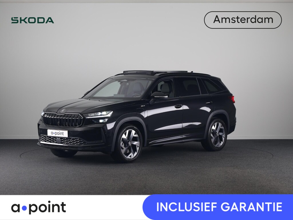 Skoda Kodiaq 1.5 TSI PHEV 204pk Sportline Business 204pk | Panoramadak | Trekhaak | Elektrisch verstelbare voorstoel met geheugen | Verwarmbare voorstoelen en achterbank |  Verlengde garantie |