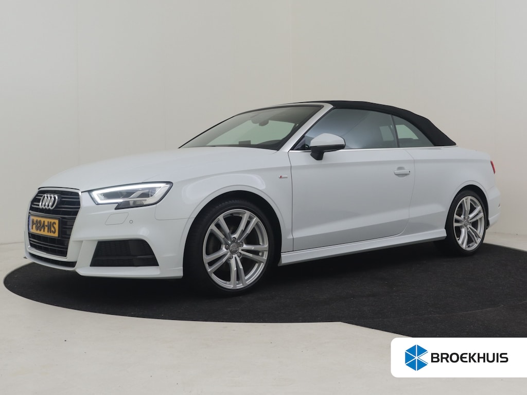 Audi A3 Cabriolet 1.5 TFSI CoD Sport S Line Edition 150PK AUTO | Trekhaak | Achteruitrijcamera | Keyless | Dodehoek | Climate control | Stoelverwarming | Navi | LED | 18"LMV
