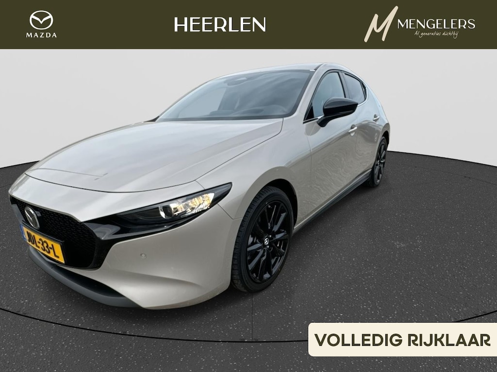 Mazda 3 2.5 e-SkyActiv-G M Hybrid 140 PK Homura | Rijklaar | Apple Carplay | Parkeersensor | Stoelverwarming