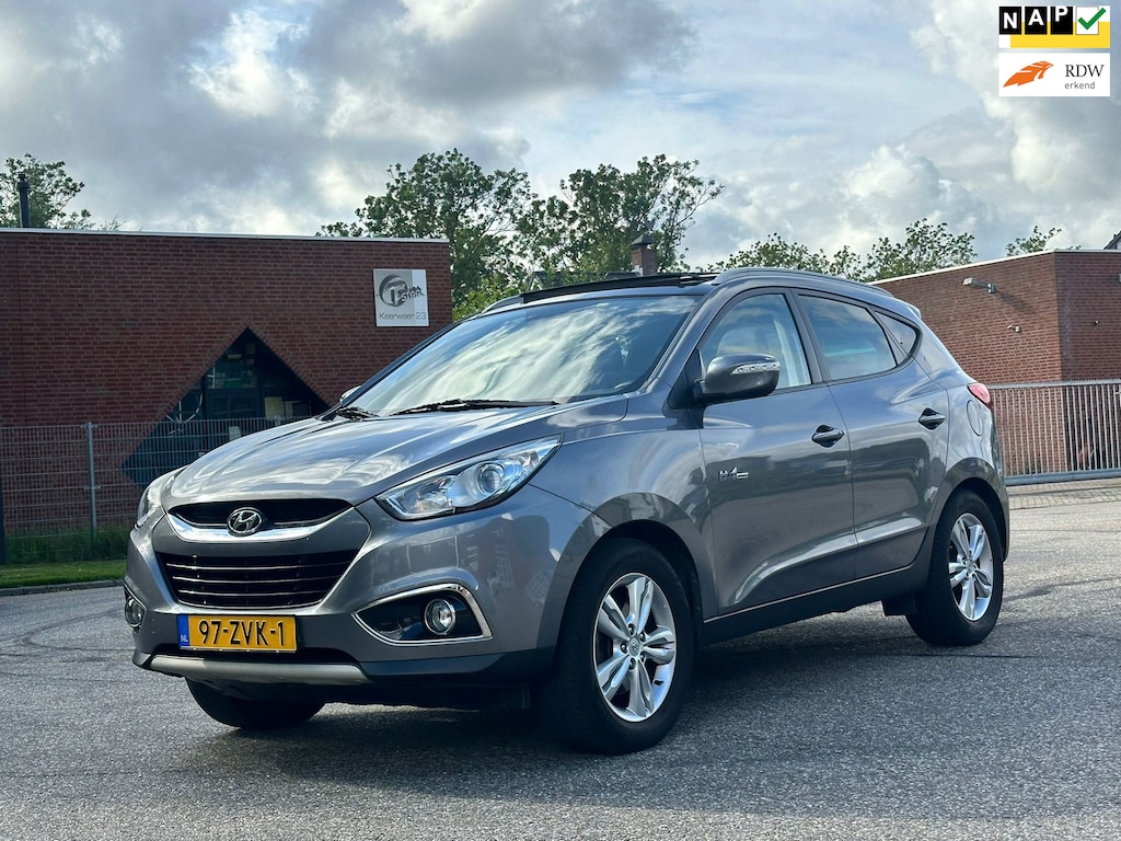 Hyundai ix35 1.6i GDI i-Catcher Camera*Elektrische schuifdak*Leder*Navigatie*NAP*Trekhaak*Cruise*Clima*Dealer onderhouden*