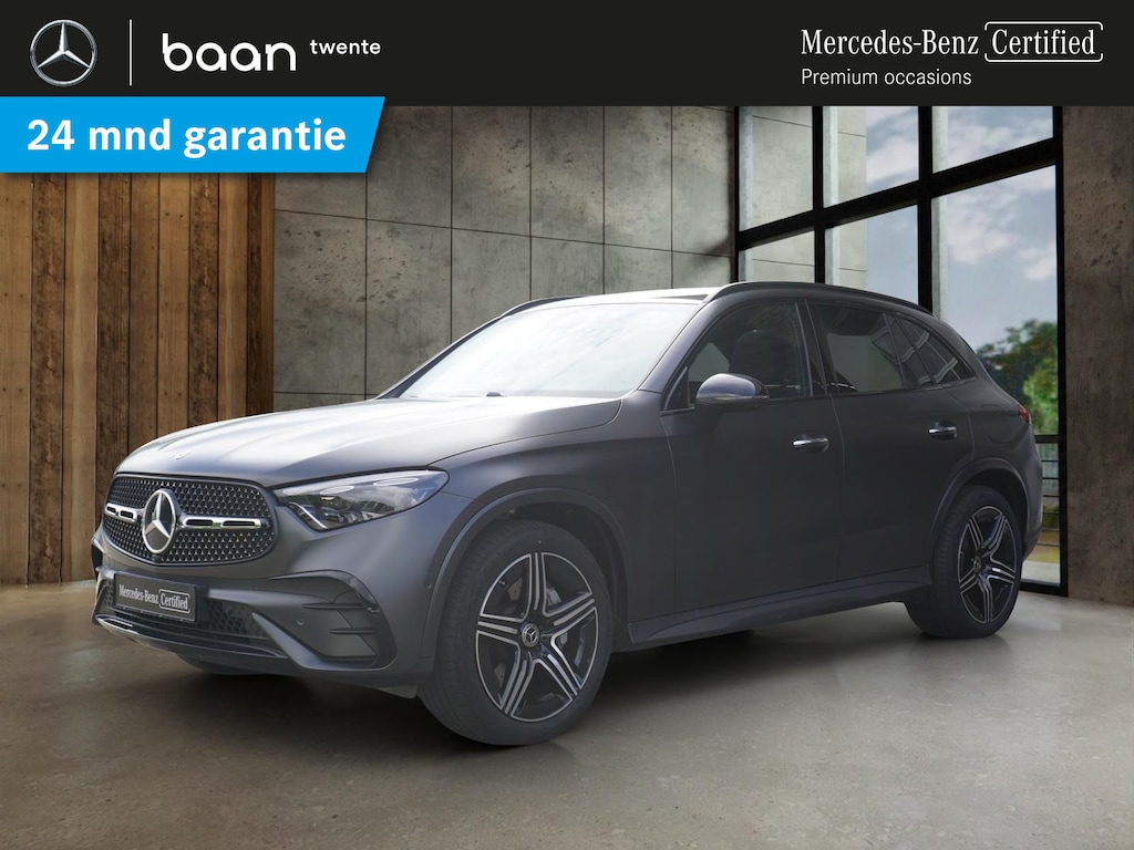 Mercedes-Benz GLC 300e 4-Matic Sport Edition AMG Line | Achterasbesturing | Distronic | Memory pakket | Panoramadak | Trekhaak | Luchtvering | Nightpakket | Manufaktur Grafietgrijs Magno