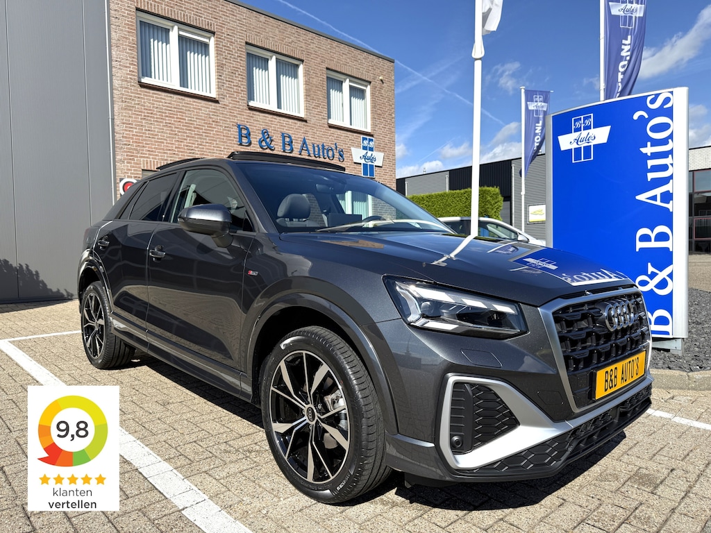 Audi Q2 35 TFSI 150pk Automaat S-Line l PANO-DAK l ACC l CAMERA l ECC l FULL-LED l NAVI l STOEL VERW. l 7.000km