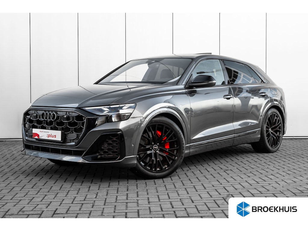 Audi Q8 60 TFSI e quattro Pro Line S Competition 490 PK | Vierwielbesturing | Panoramadak | B&O | Super Sportstoelen | Laser Koplampen