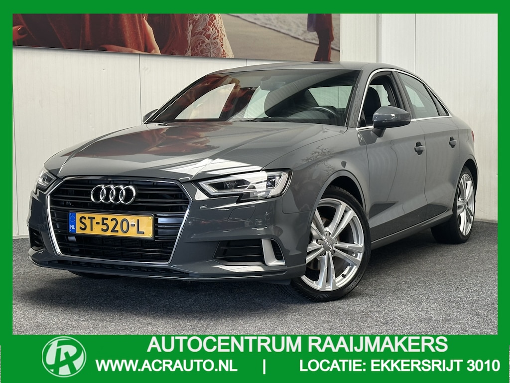 Audi A3 LIMOUSINE 1.0 TFSI SPORT LEASE EDITION NAVIGATIE CRUISE CONTROL AIRCO BLUETOOTH TELEFOON MEDIA VOORBEREIDING 18" LICHTMETALEN VELGEN ZEER MOOI !!
