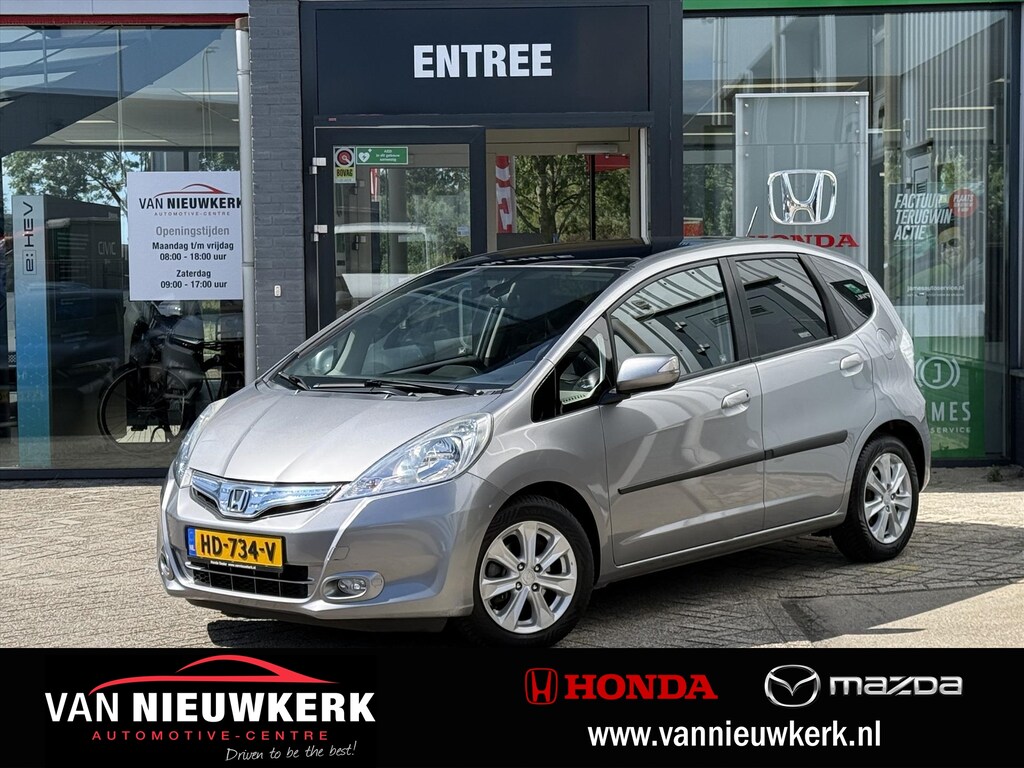 Honda Jazz Hybrid 1.4 i-VTEC 102pk CVT Elegance | dealer onderhouden | panoramadak | cruise control