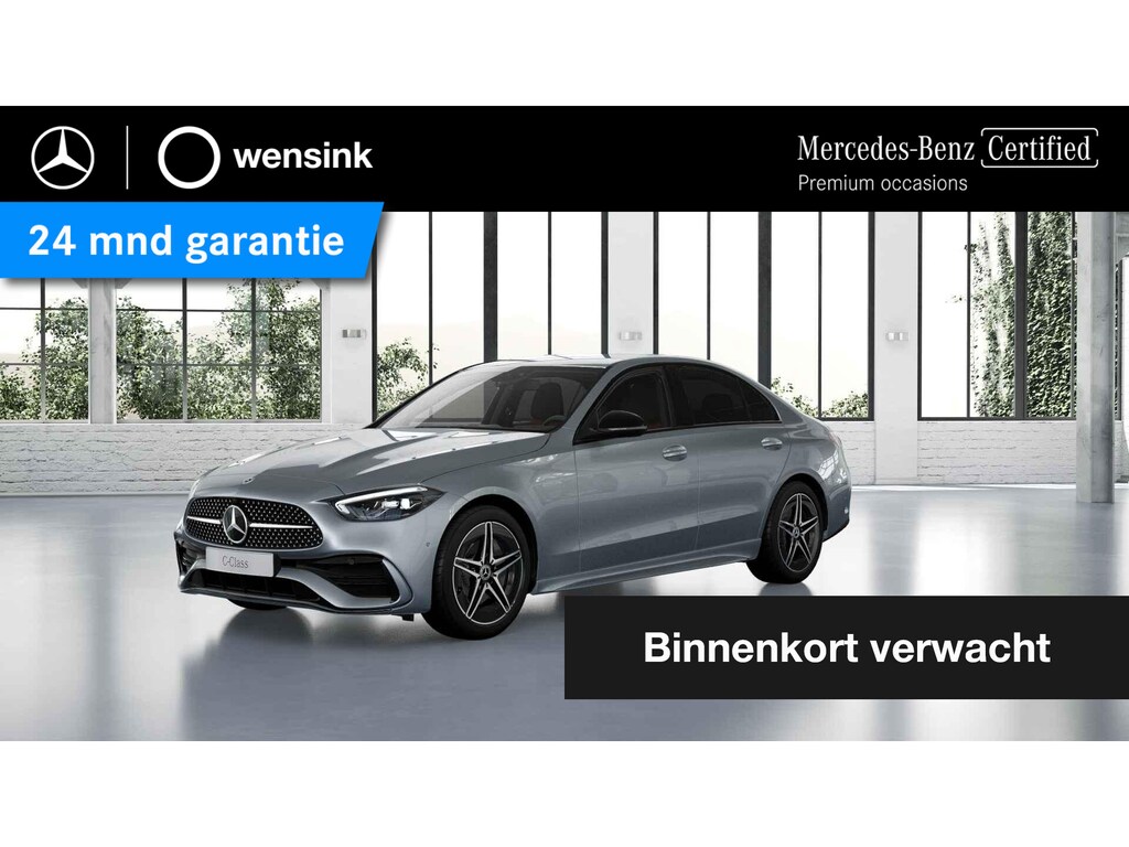 Mercedes-Benz C-klasse 220 d AMG Line | Leder interieur| Night | Memory | Sfeerverlichting |