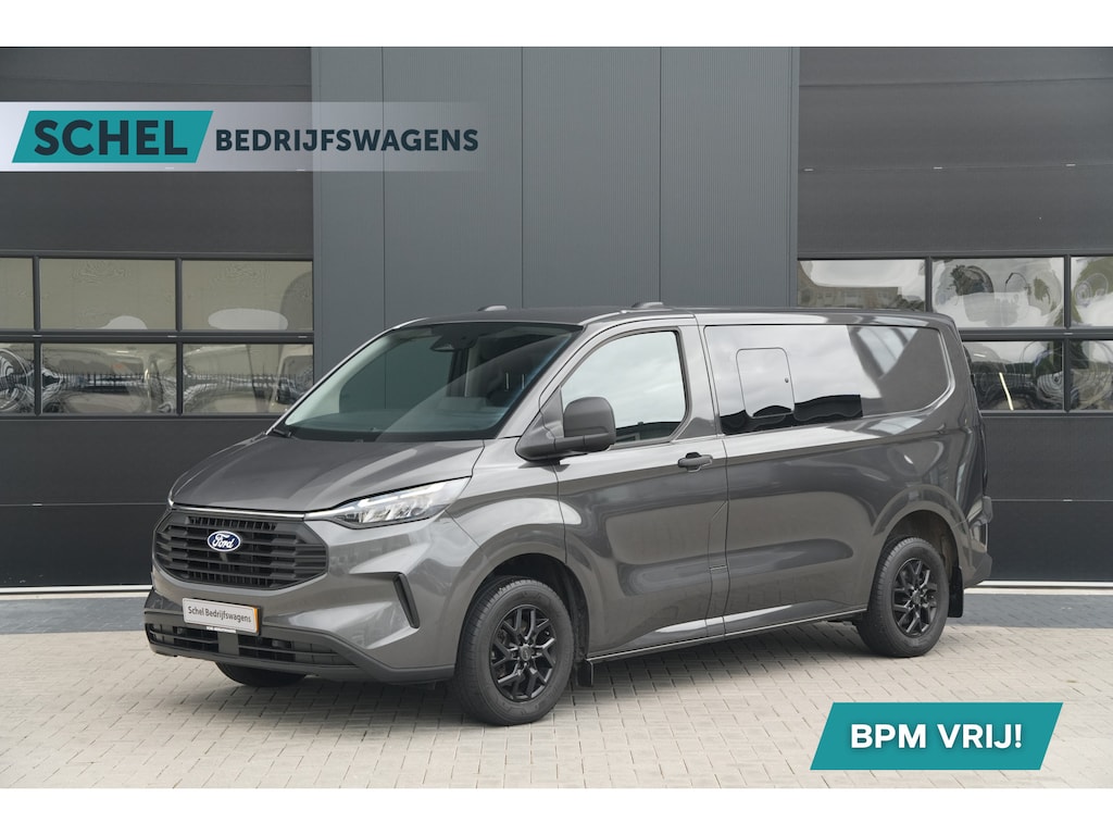 Ford Transit Custom 320 2.0 TDCI L1H1 Trend DC 136pk 6 Zits - Trekhaak - Stoel/Stuurverwarming - LED - Carplay/Android - Cruise - Rijklaar