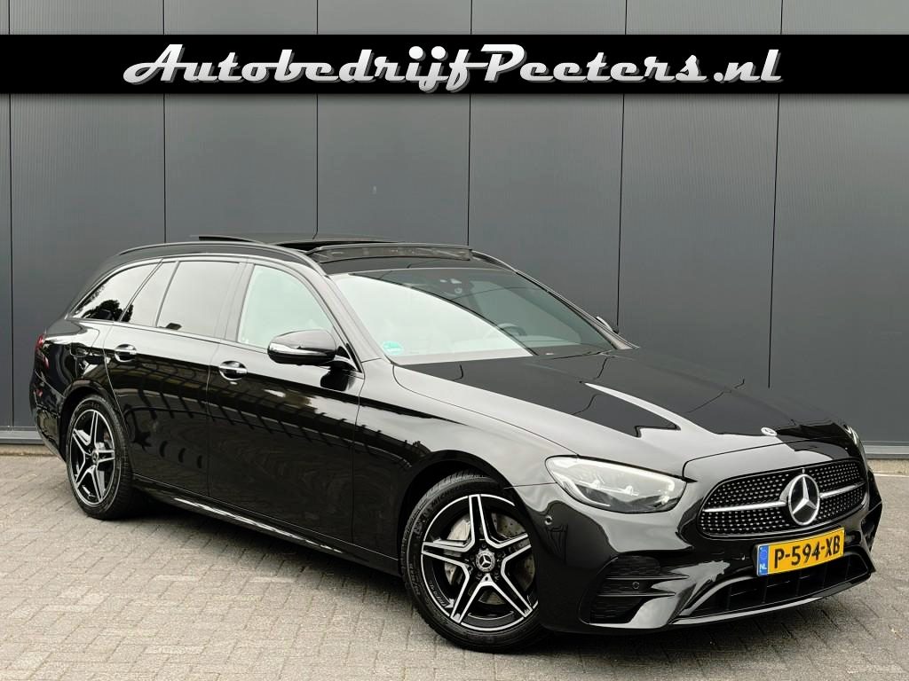 Mercedes-Benz E-klasse Estate E 200 AMG Nightpakket Pano Burmester Sfeerlicht Leder LED NL-auto