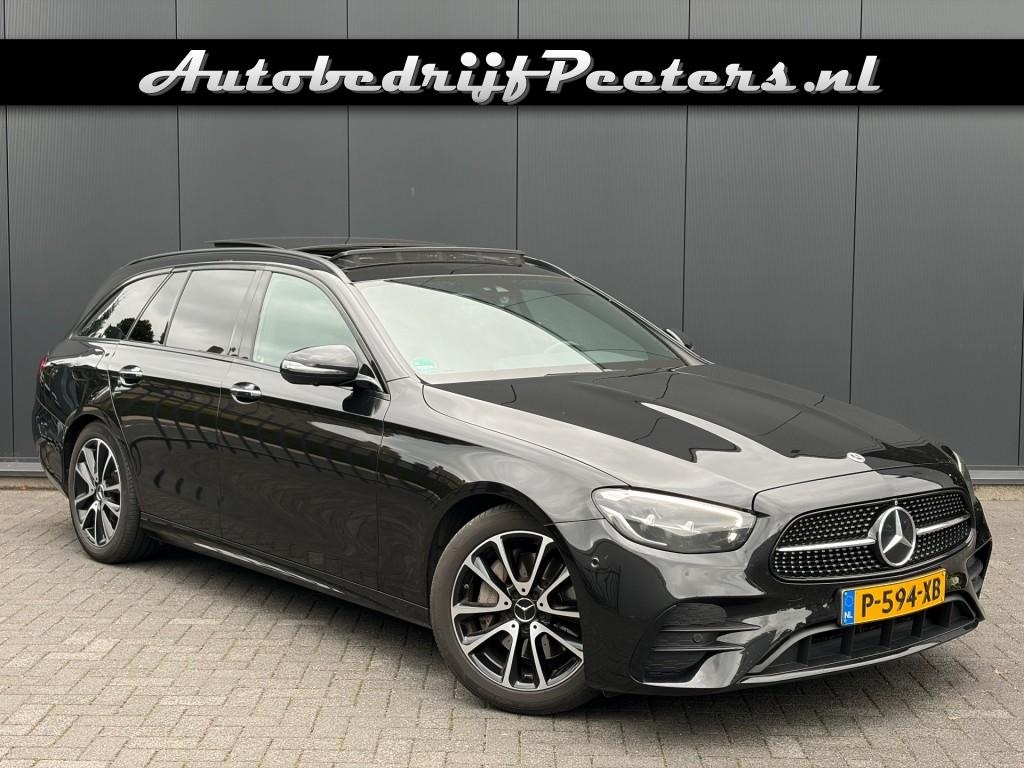 Mercedes-Benz E-klasse Estate E 200 AMG Nightpakket Pano Burmester Sfeerlicht Leder LED NL-auto