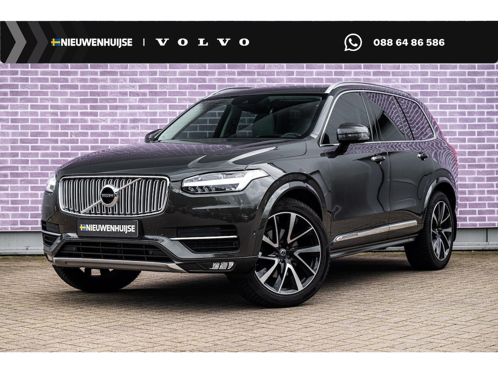 Volvo XC90 2.0 T6 AWD Inscription | Luchtvering | Harman/Kardon | Stoelverwarming/ventilatie | Head-up Display | Adapt. Cruise Control | Schuif/kanteldak | Trekhaak |