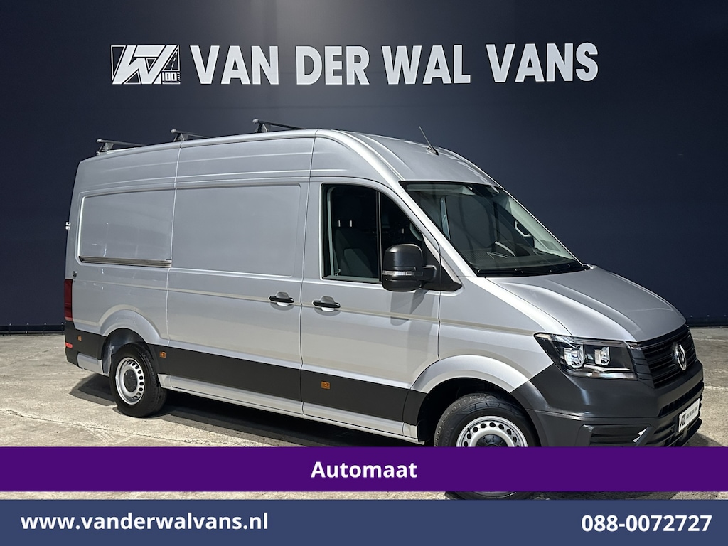 Volkswagen Crafter 2.0 TDI 141pk Automaat L3H3 L2H2 Euro6 Airco | Camera | Navigatie | Apple Carplay | Adaptieve Cruisecontrol | 3000kg Trekhaak Android Auto, Chauffeursstoel, Tachograaf, Parkeersensoren
