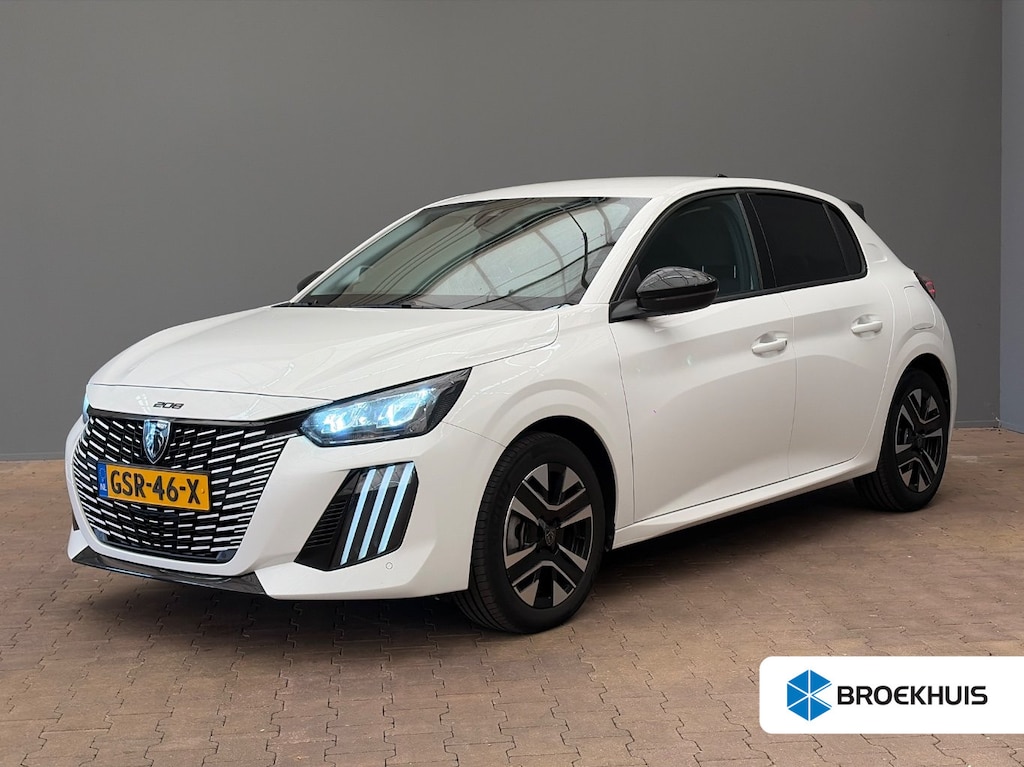 Peugeot 208 Hybrid 100 e-DCS6 Allure | 1e Eigenaar! | Automaat | LED | Clima | Navi By App | Cruise Control | Parkeersensoren V+A | Lichtmetalen Velgen | Half Leder | DAB