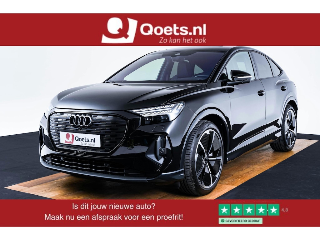 Audi Q4 Sportback e-tron 45 quattro S Edition 82 kWh Panoramadak - Sonos Audio - Warmtepomp - Veiligheidspakket plus - Smartphone interface - Stuurverwarming - Privacy glas