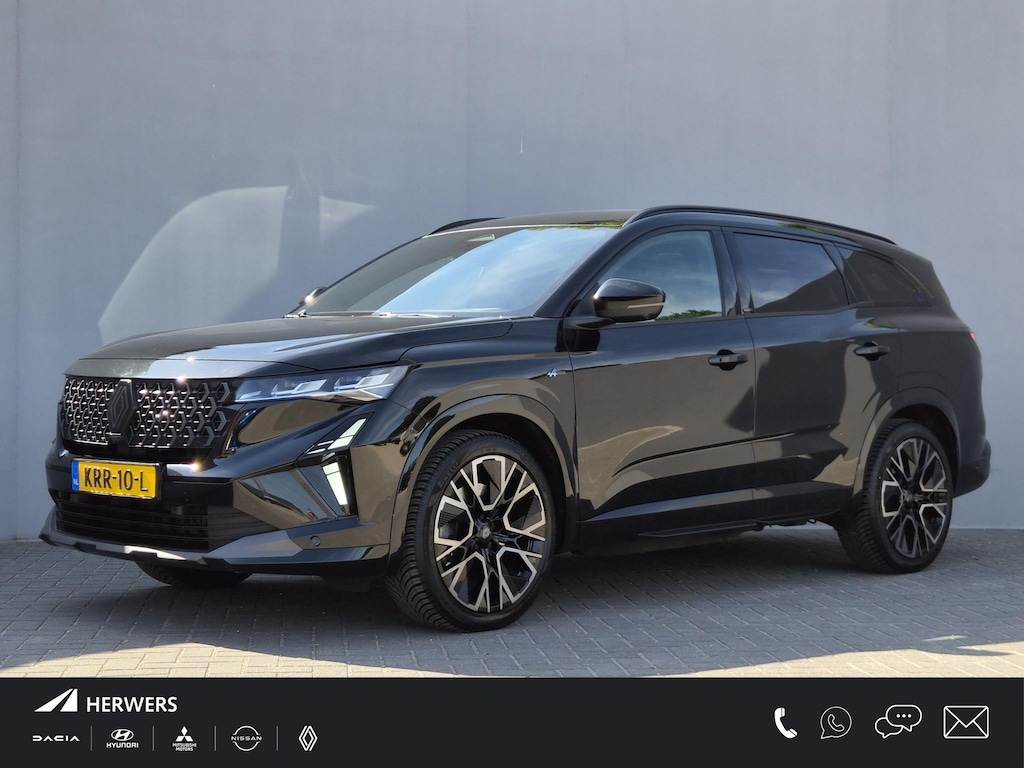 Renault Espace E-Tech full hybrid 200 esprit Alpine 7p. Facelift / Fabrieksgarantie tot 09-2027 / Elektrische Achterklep / 360 Graden Camera / Head- Up Display / Stuur- Stoel & Voorruit Verwarming / Elektrisch Verstelbare Voorstoelen/ Solarbay Panoramadak / Trekgewicht 1500 kg /