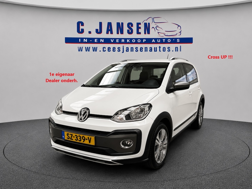 Volkswagen Up! 1.0 TSI BMT cross 1e eigenaar! Dealer onderh. | Achteruitrijcamera | Stoelverwarming | | Airco (automatisch) | Cruise control | Dimlichten automatisch