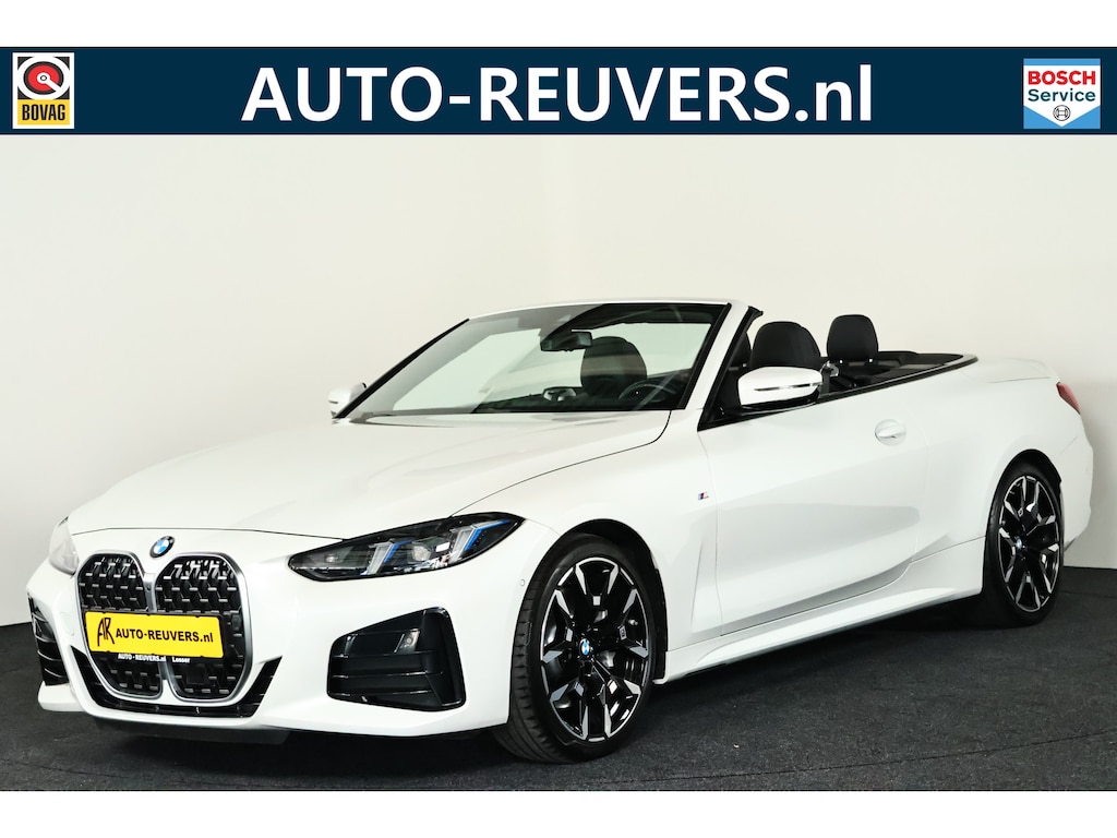 BMW 4-Serie Cabrio 430i xDrive M-Sport / Opendak / Harman Kardon / ACC / HUD / Nekverwarming / 3D view / CarPlay