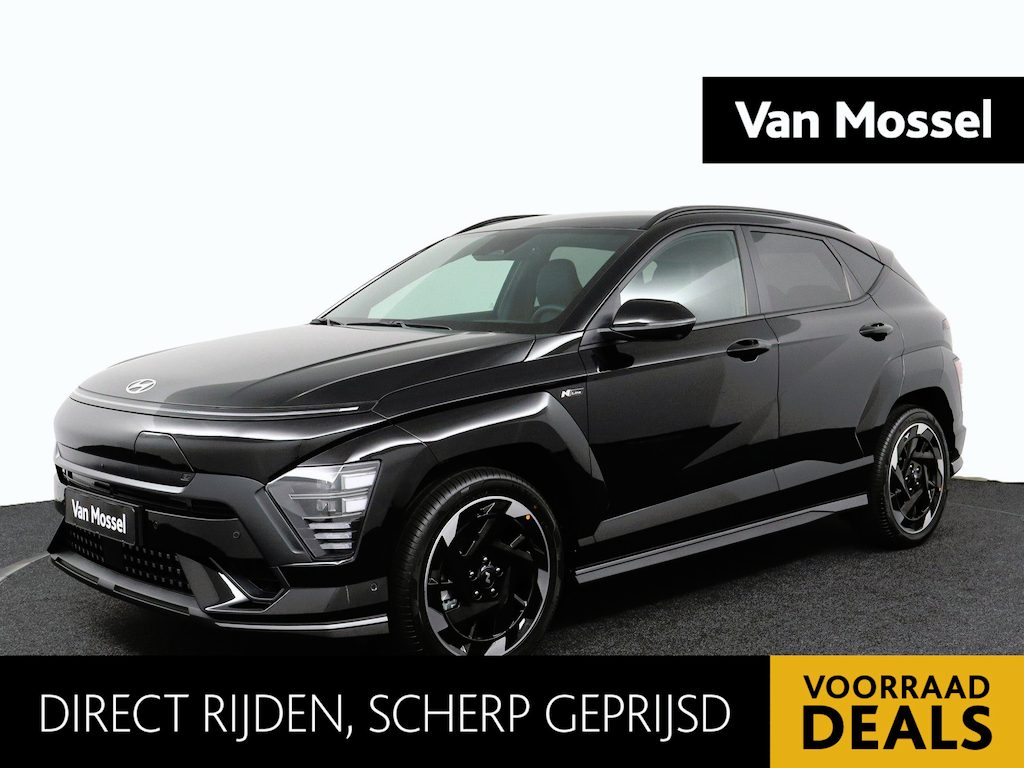 Hyundai Kona Electric N Line 64.8 kWh | Uit Voorraad Leverbaar | Apple Carplay/Android Auto | Stoelverwarming | Warmtepomp | LMV 19'' | ACTIEPRIJS, VRAAG NAAR DE VOORWAARDEN |