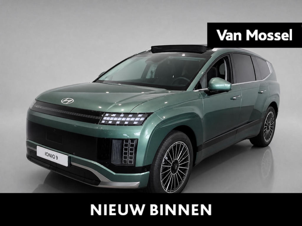 Hyundai Ioniq 9 Lounge AWD 7p. 110.3 kWh | Warmtepomp | Stoelverwarming | stoel ventilatie| V2L | 360 graden camera |