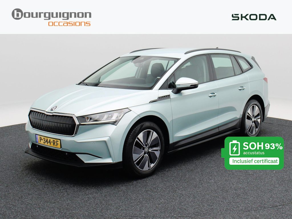 Skoda Enyaq iV 60 180 Pk | Stoel/Stuurverwarming | Adaptive Cruise | Camera | Warmtepomp | Half Leer | CarPlay | 19 Inch | 87.971 Km !!