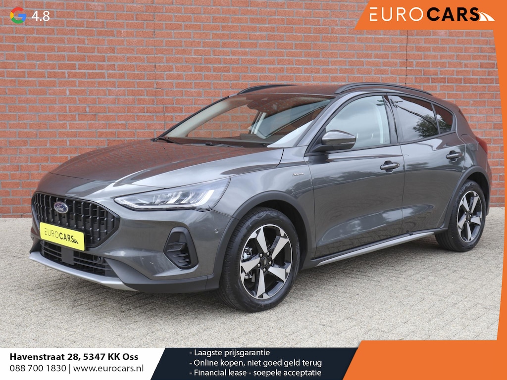 Ford Focus 1.0 EcoBoost 155pk Automaat Active X Ford Focus 1.0 EcoBoost 155pk Hybrid Automaat Active X Navigatie Climate Control Camera Parkeer sensoren B&O Dab Lichtmetalen velgen