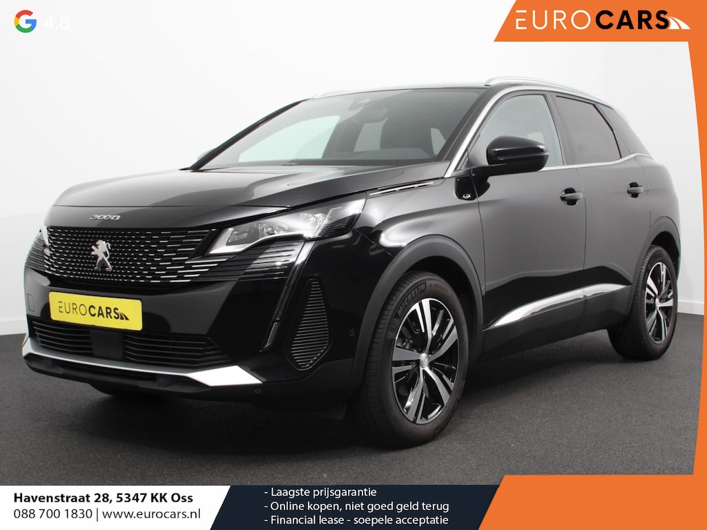 Peugeot 3008 1.2 Puretech 130pk Automaat GT Line Climate Control Navigatie Apple Carplay/Android Auto Parkeer sensoren V+A Camera Full LED 18"  Lichtmetalen Velgen