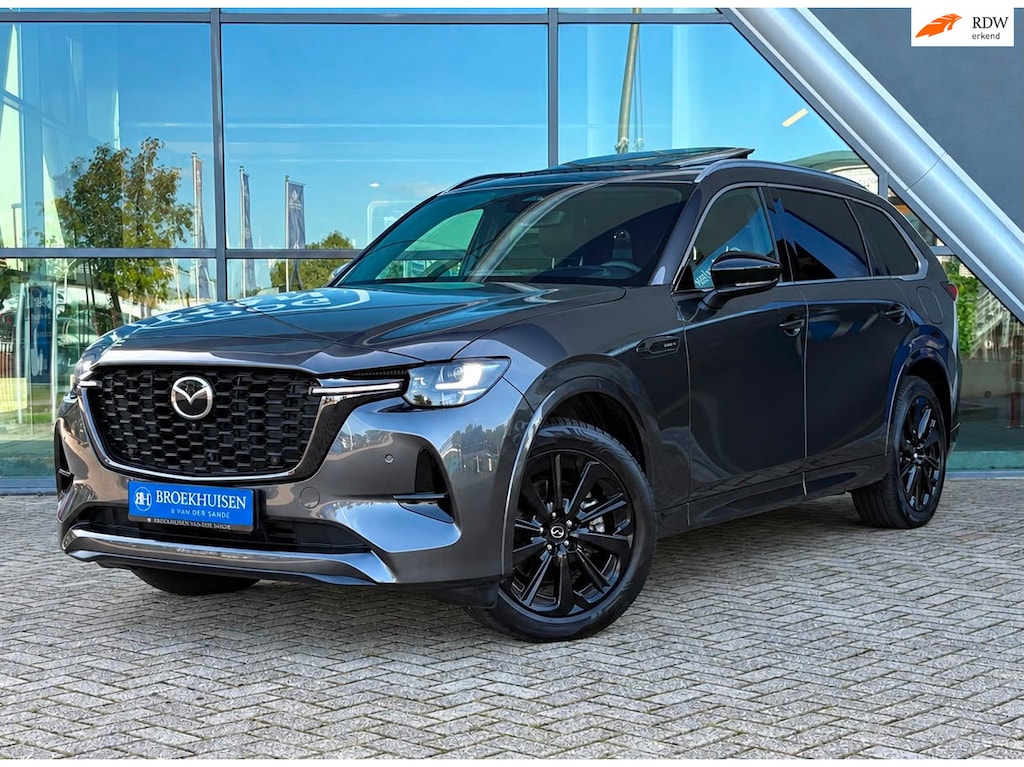 Mazda CX-80 2.5 e-SkyActiv PHEV Homura Plus 7p. 327pk Panoramadak / Stoelventilatie / 360 Camera