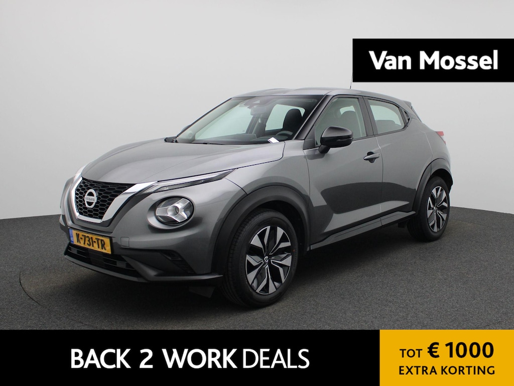 Nissan Juke 1.0 DIG-T Acenta | APPLE CARPLAY | ANDROID AUTO | CRUISE CONTROL | ACHTERUITRIJCAMERA | BLUETOOTH | LANE ASSIST | DAB RADIO | LICHTMETALEN VELGEN | AIRCO |