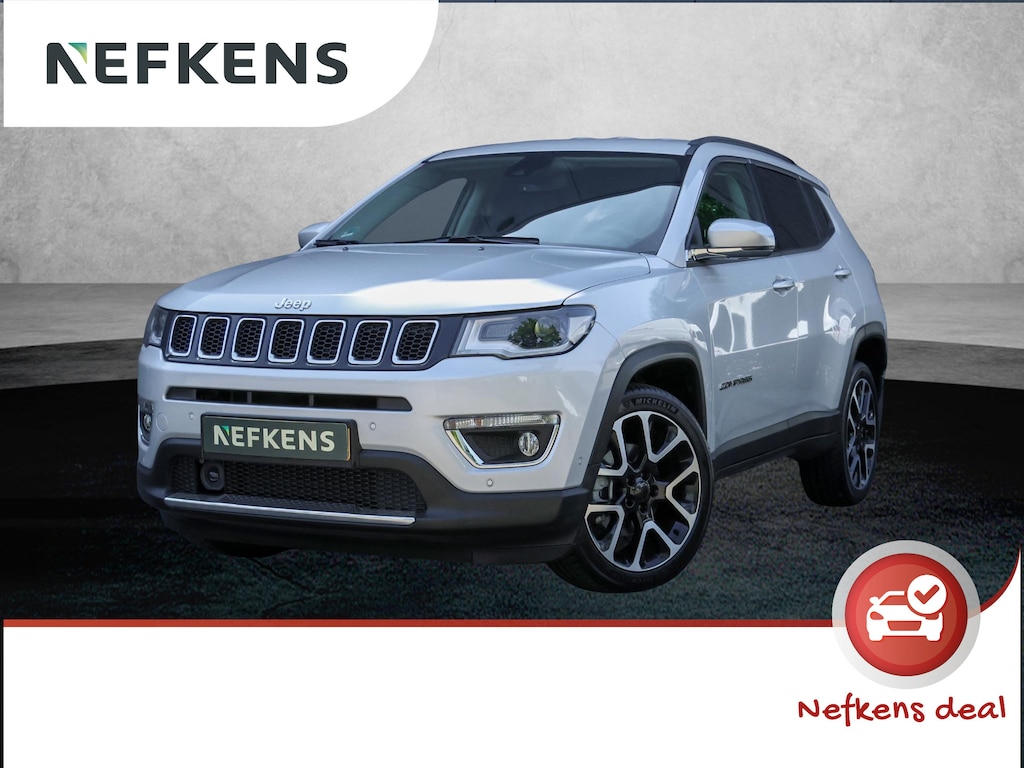 Jeep Compass 150pk Limited | Camera | Trekhaak | LEER/Stof | Dodehoekdetectie | Navigatie | AppleCarPlay&Android | AUTOMAAT