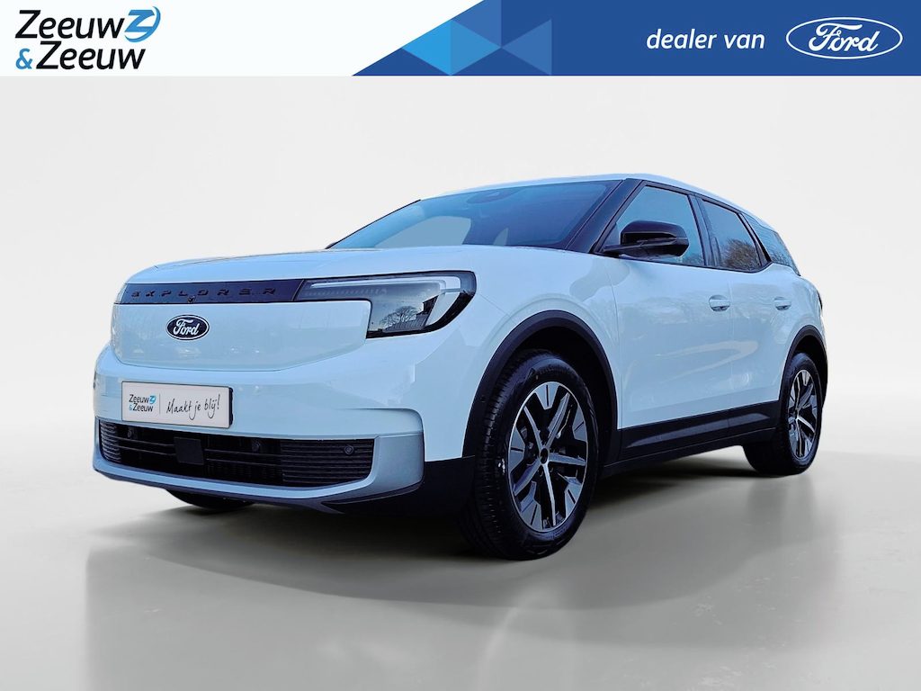 Ford Explorer Select Extended Range RWD 77 kWh | 3.500,- Ready Set Ford Bonus | Driver Assistance Pack | Comfortpack 1 | 360Camera | Adaptive Cruisecontrol | Dodehoekdetectie | El. Achterklep | Head-up Display | 19" Lichtmetaal | Nieuw te bestellen |