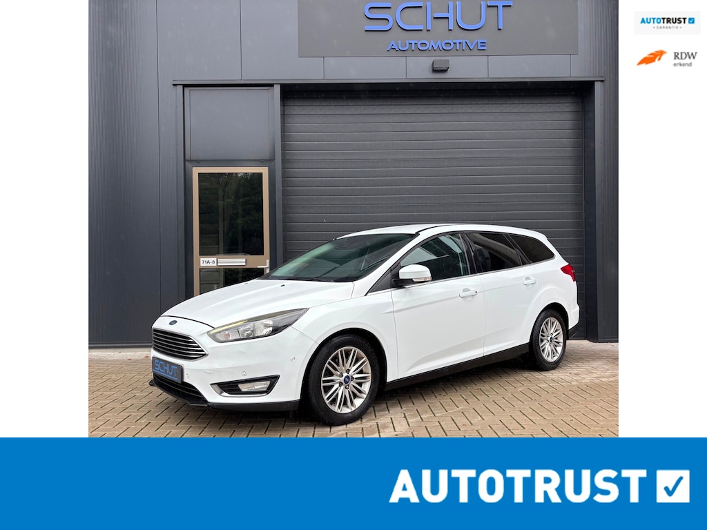 Ford Focus Wagon 125pk Titanium D. RIEM VERVANGEN | CARPLAY | CLIMA | LED | STOEL + STUURVERWARMING | PARKASSIST |