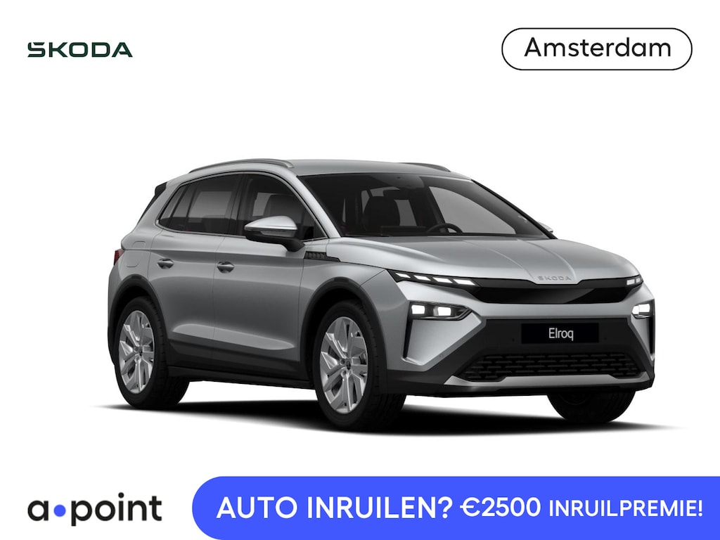 Skoda Elroq 60 Business Edition 190 pk | Business Upgrade pakket - Plus | Lodge interieur | Velgen: 20" lichtmetalen velgen Vega, zilver metallic