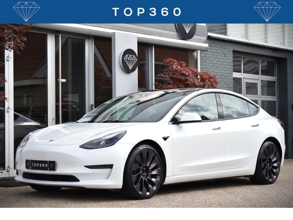 Tesla Model 3 Performance AWD 500 PK! 75 kWh 360KW |