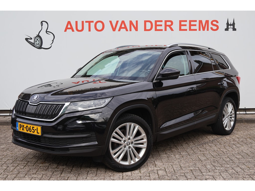 Skoda Kodiaq 1.4 TSI Amb. Busn. 7p. / NL-Auto / 1e eigen. / 100% onderh. / 19" / Apple,android / Leder