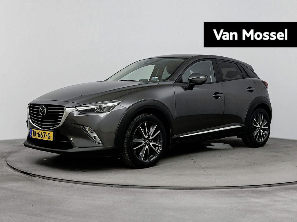 Mazda CX-3 2.0 SkyActiv-G GT-M 120PK | Trekhaak | Head-Up Display | BOSE Audio | Adaptieve Cruise Control | Navigatie | Stoel- en Stuurverwarming | Achteruitrijcamera | Climate Control