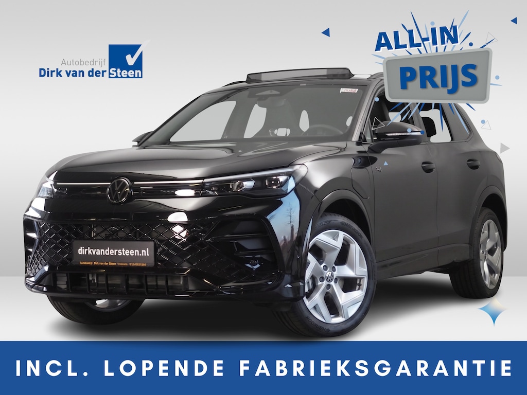 Volkswagen Tiguan 1.5 eHybrid R-Line Edition | Massagefunctie Voor | Stoelverwarming | Plug-in  | 360° Camera | Panoramadak | Dodehoekdetectie |