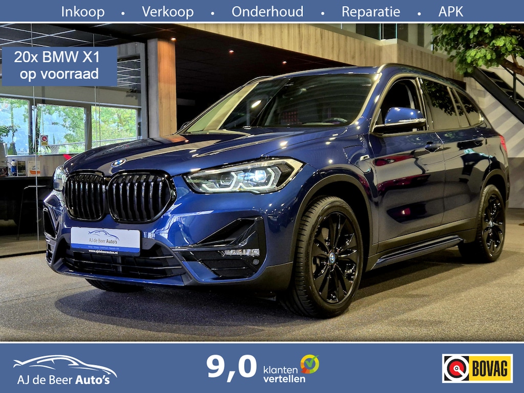 BMW X1 xDrive25e High Executive Sport Line | Blackline Blue |  Camera | HUD | Stoelverwarming