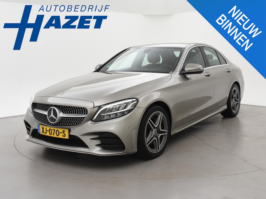 Mercedes-Benz C-klasse 180 AMG-LINE AUT. FACELIFT + AFN. TREKHAAK | BREEDBEELD NAVI | STOELVERW. | CAMERA