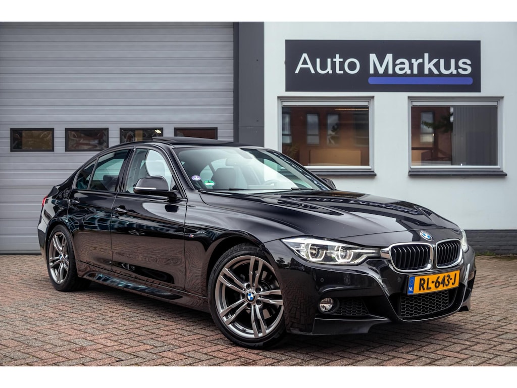 BMW 3-Serie 320i M-Sport|Pano|Flippers|Camera|Leder|B48|Shadow Line|DAB