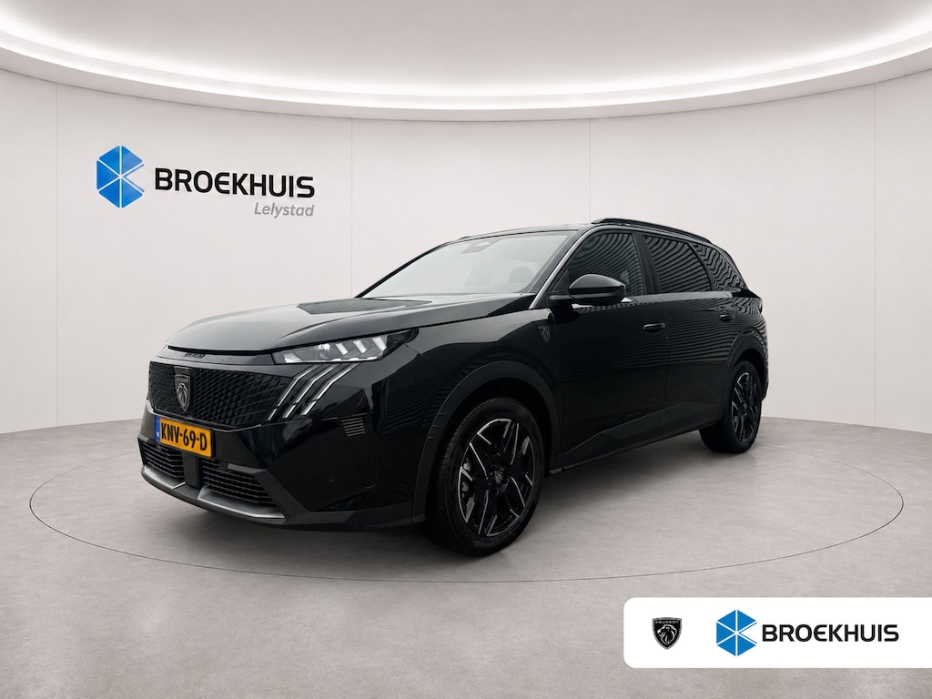 Peugeot 5008 1.2 HYBRID 145PK 7-ZITS GT AUTOMAAT / NAVI / LEDER / CLIMA / FULL-LED / 19" LMV / KEYLESS / CAMERA / ADAPT. CRUISECONTROL / WINTERPAKKET / NIEUWSTAAT !!