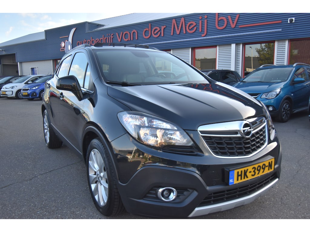 Opel Mokka 1.4 T Cosmo , EL PANODAK , A UITRIJ CAM , ST+STUUR VERW  , LEDER BEKL ,