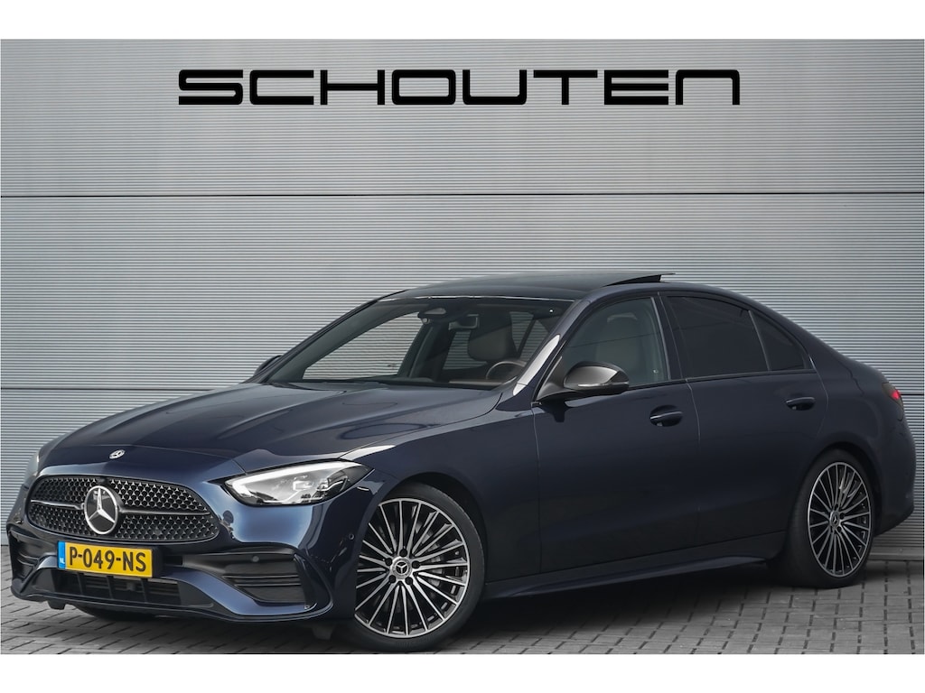 Mercedes-Benz C-klasse 200 Launch Edition AMG Line Pano Trekhaak Camera Stoelverw