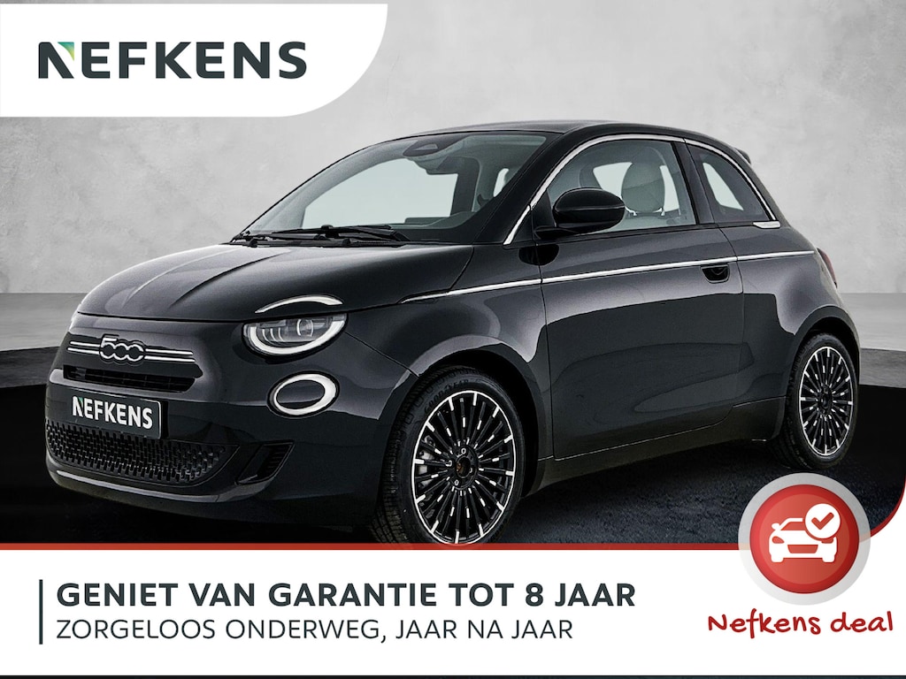Fiat 500 1.0 65pk Hybrid La Prima | VOORRAAD VOORDEEL | Climate Control | Apple CarPlay/Android Auto | 16'' LM velgen | Glazendak | Camera | Cruise Control | Stoelverwarming | LED |
